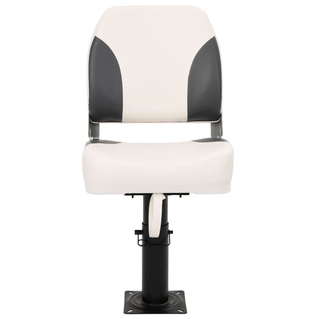 Foldable Boat Seat 1 Set Low Backrest with Fixing Strap