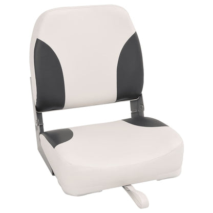 Foldable Boat Seats 2pcs with High Back 41x36x48 cm