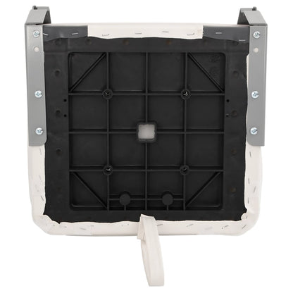 Foldable Boat Seats 2pcs with High Back 41x36x48 cm