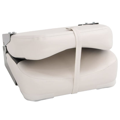 Foldable Boat Seat 2 Set Low Backrest