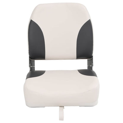 Foldable Boat Seat 2 Set Low Backrest