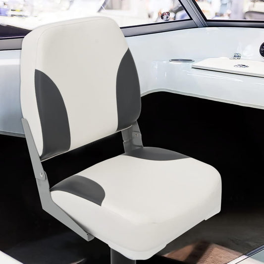 Foldable Boat Seat 2 Set Low Backrest