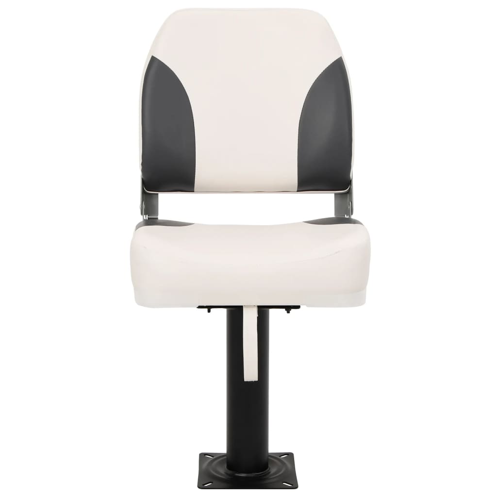 Foldable Boat Seat 2 Set Low Backrest