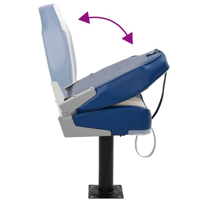 Foldable Boat Chairs 2 pcs High Backrest
