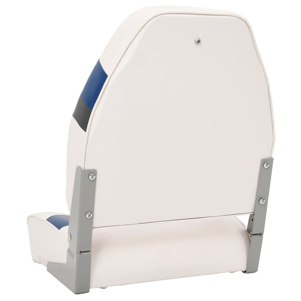 2 Piece Foldable Boat Seat Set High Backrest