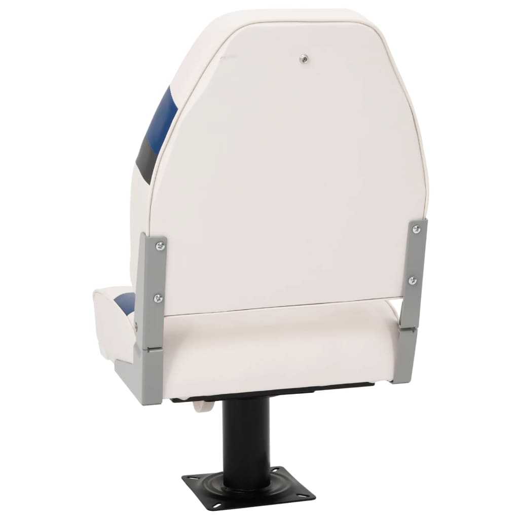 2 Piece Foldable Boat Seat Set High Backrest