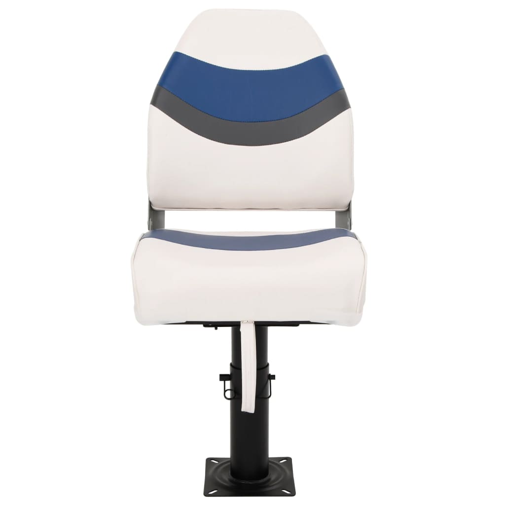 2 Piece Foldable Boat Seat Set High Backrest