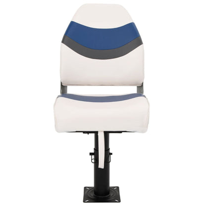 2 Piece Foldable Boat Seat Set High Backrest