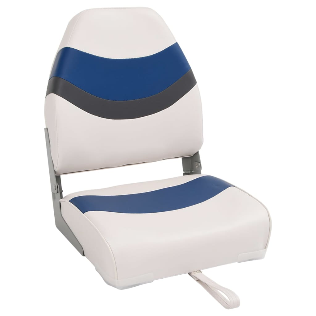 Foldable Boat Seats 2pcs with High Back 44x38x55 cm
