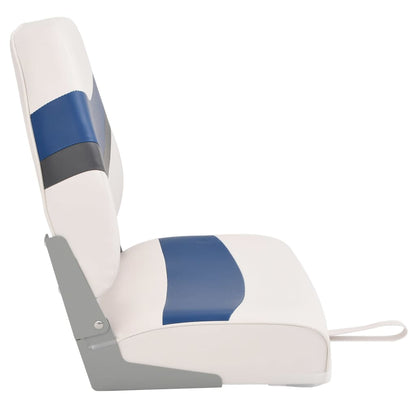 4 Piece Foldable Boat Seat Set High Backrest