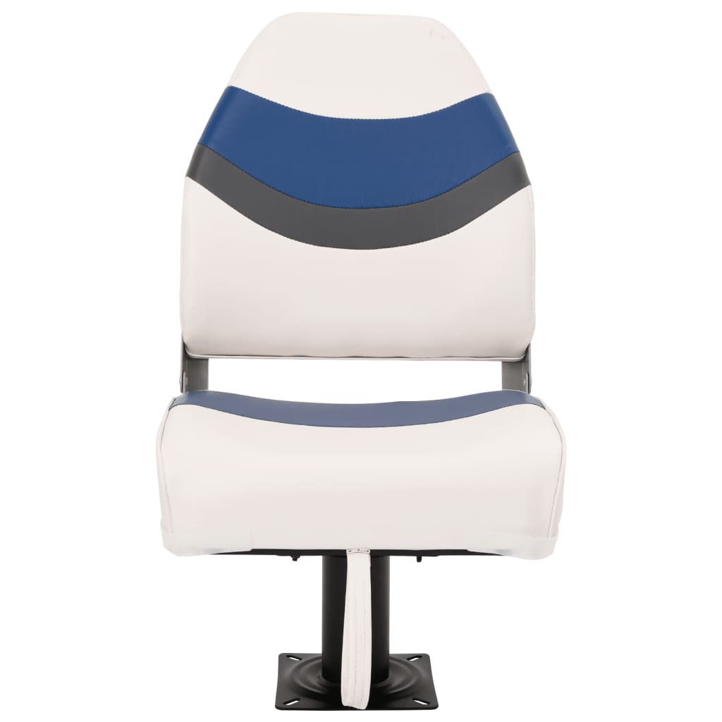 4 Piece Foldable Boat Seat Set High Backrest