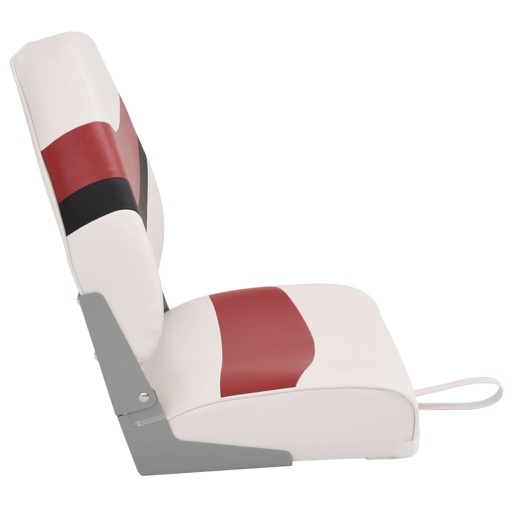 2 Piece Foldable Boat Seat Set High Backrest
