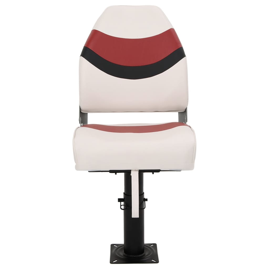 2 Piece Foldable Boat Seat Set High Backrest