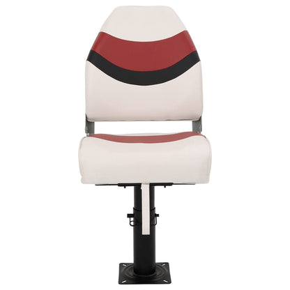 2 Piece Foldable Boat Seat Set High Backrest