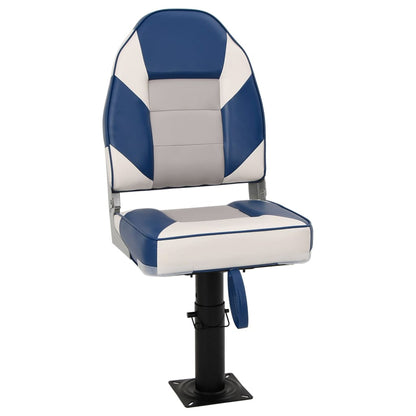 2 Piece Foldable Boat Seat Set High Backrest