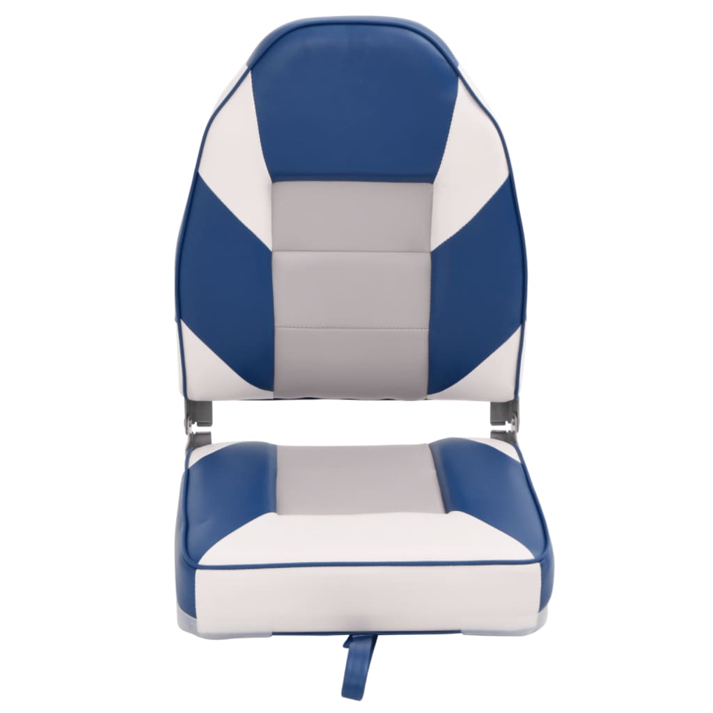 Foldable Boat Seats 2pcs with High Back 39x43x58 cm