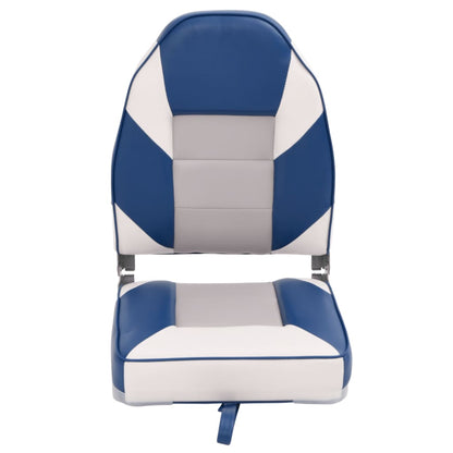 Foldable Boat Seats 2pcs with High Back 39x43x58 cm