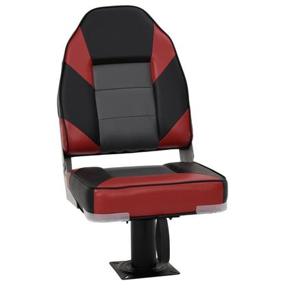 2 Piece Foldable Boat Seat Set High Backrest