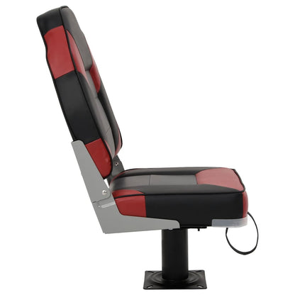 2 Piece Foldable Boat Seat Set High Backrest