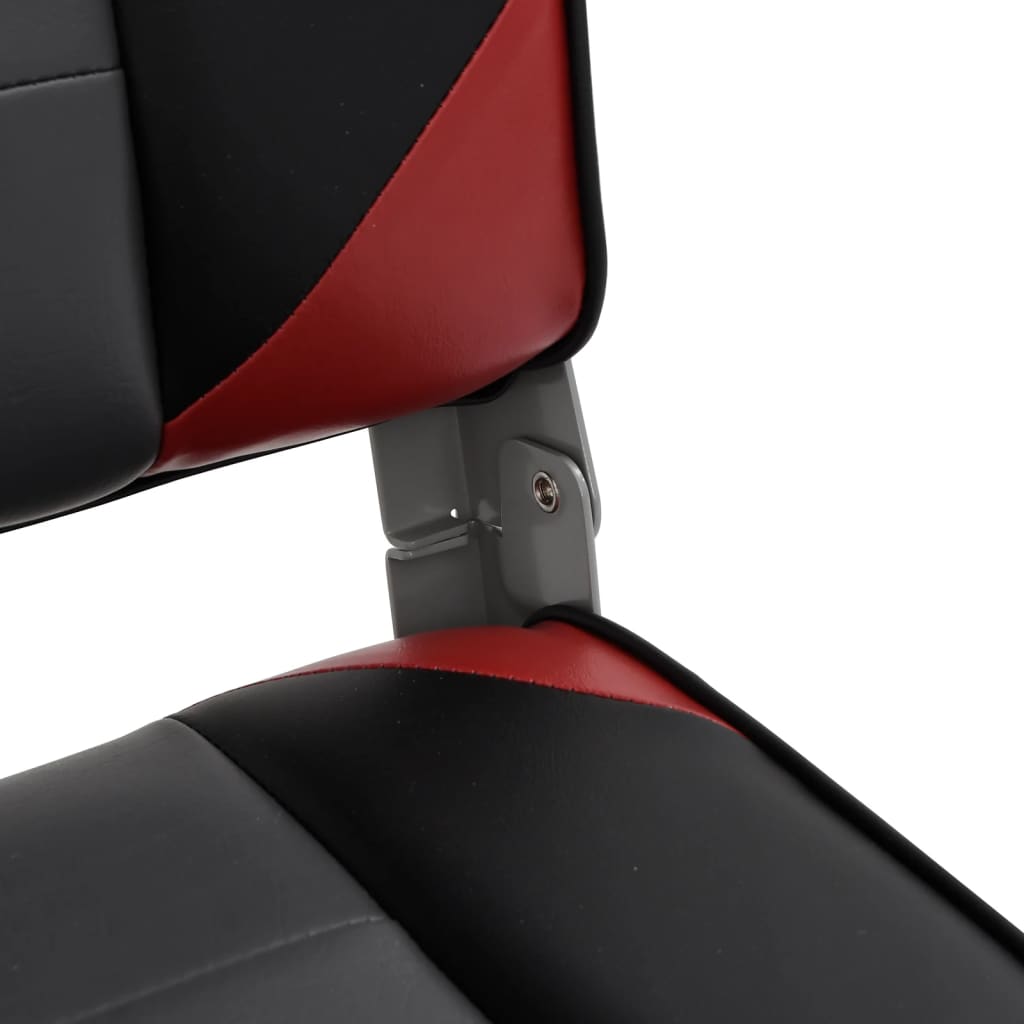 2 Piece Foldable Boat Seat Set High Backrest