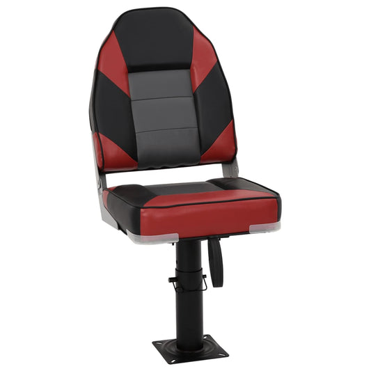 2 Piece Foldable Boat Seat Set High Backrest