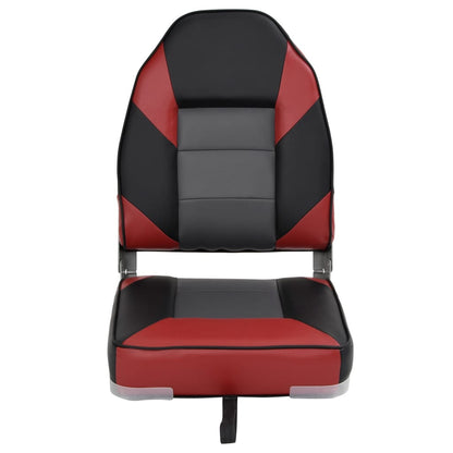 4 Piece Foldable Boat Seat Set High Backrest