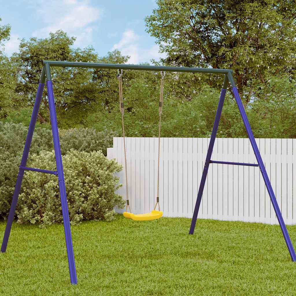 Outdoor Swing Seat for Kids Single with Adjustable Rope Yellow