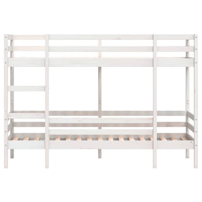 Bunk Bed without Mattress White 80x200 cm Solid Wood Pine