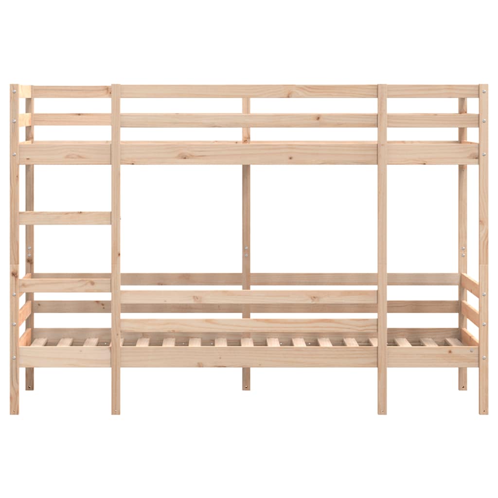 Bunk Bed without Mattress 90x200 cm Solid Wood Pine