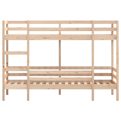 Bunk Bed without Mattress 90x200 cm Solid Wood Pine