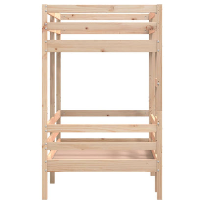 Bunk Bed without Mattress 90x200 cm Solid Wood Pine