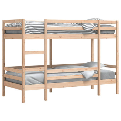 Bunk Bed without Mattress 90x190 cm Single Solid Wood Pine
