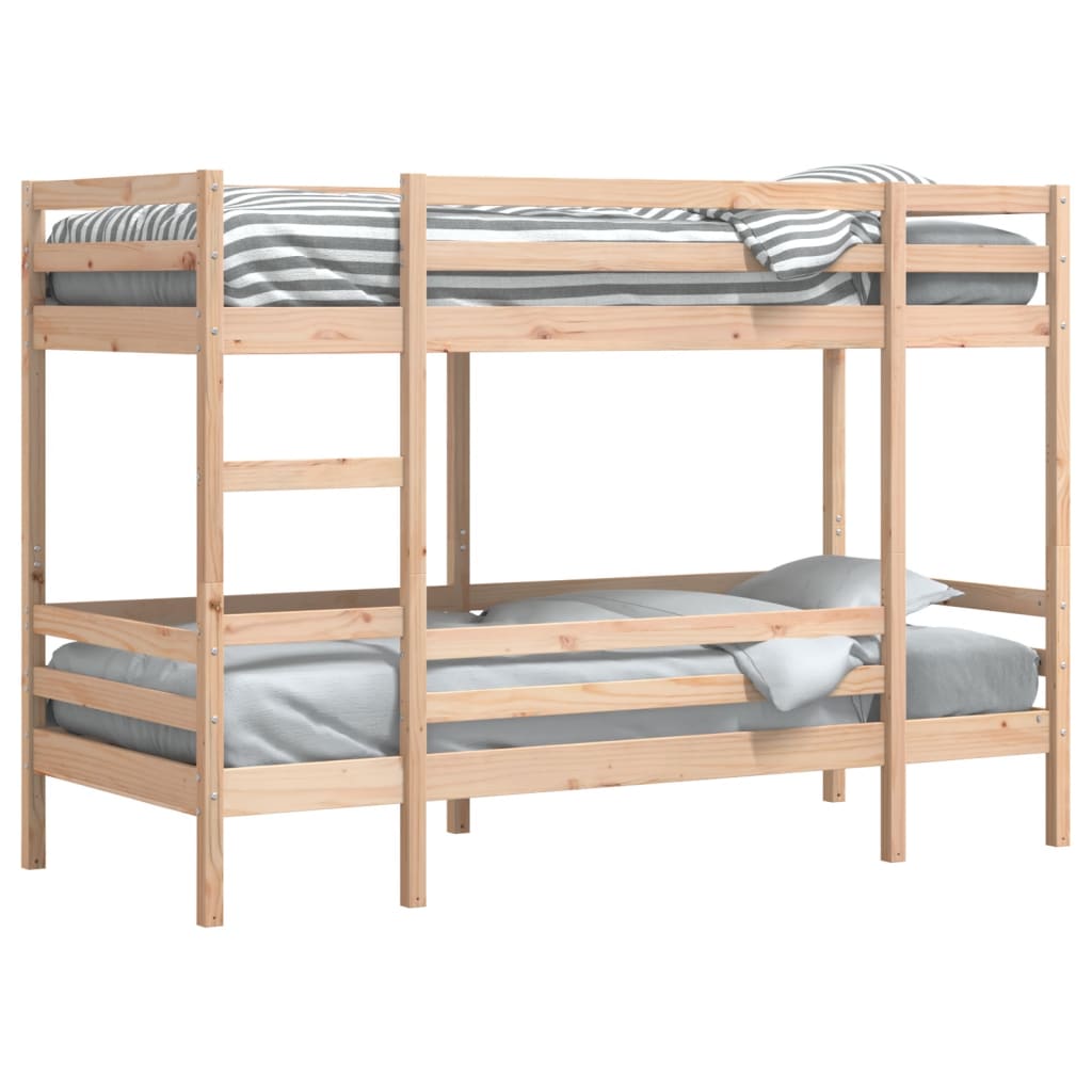 Bunk Bed without Mattress 90x190 cm Single Solid Wood Pine