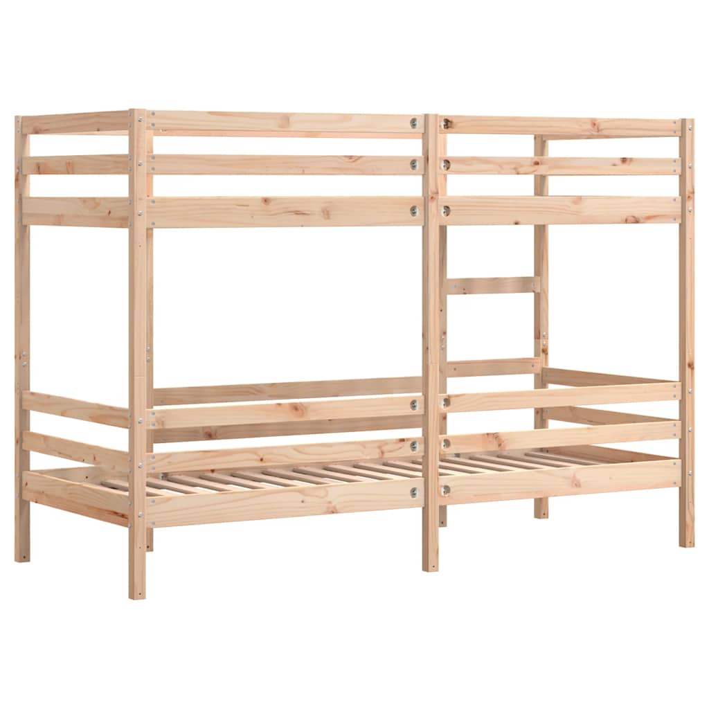 Bunk Bed without Mattress 90x190 cm Single Solid Wood Pine