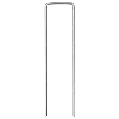 Ground Pegs U Shape 25 pcs 15x3.5 cm Galvanised steel