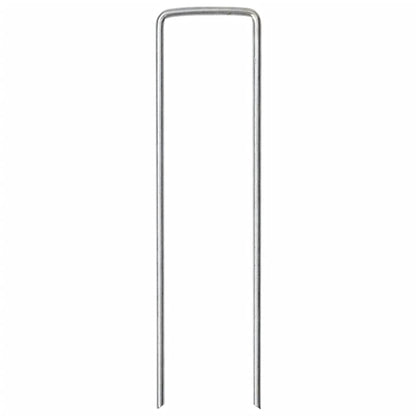 Ground Pegs U Shape 50 pcs 15x3.5 cm Galvanised steel