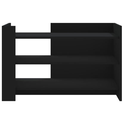 Coffee Table Black 80x50x50 cm Engineered Wood