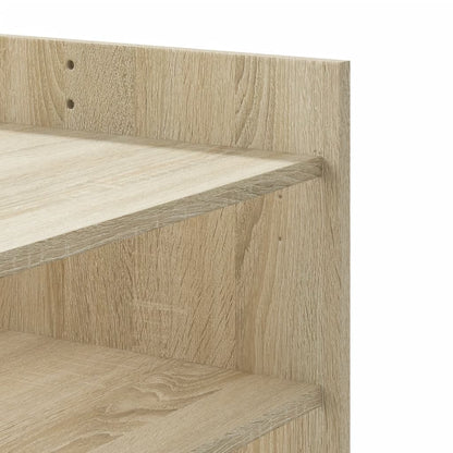 Coffee Table Sonoma Oak 80x50x50 cm Engineered Wood