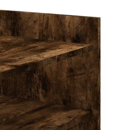 Coffee Table Smoked Oak 80x50x50 cm Engineered Wood