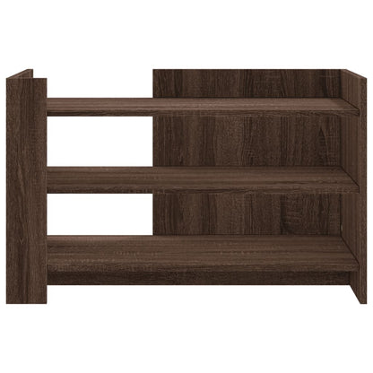 Coffee Table Brown Oak 80x50x50 cm Engineered Wood