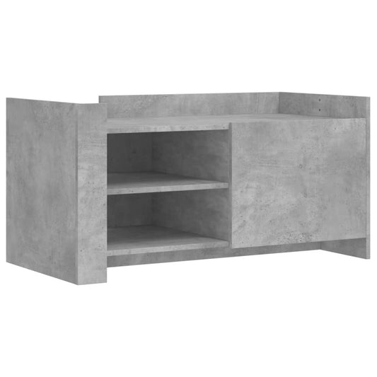 Coffee Table Concrete Grey 100x50x50 cm Engineered Wood