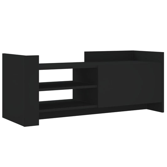 TV Cabinet Black 100x35x40 cm Engineered Wood