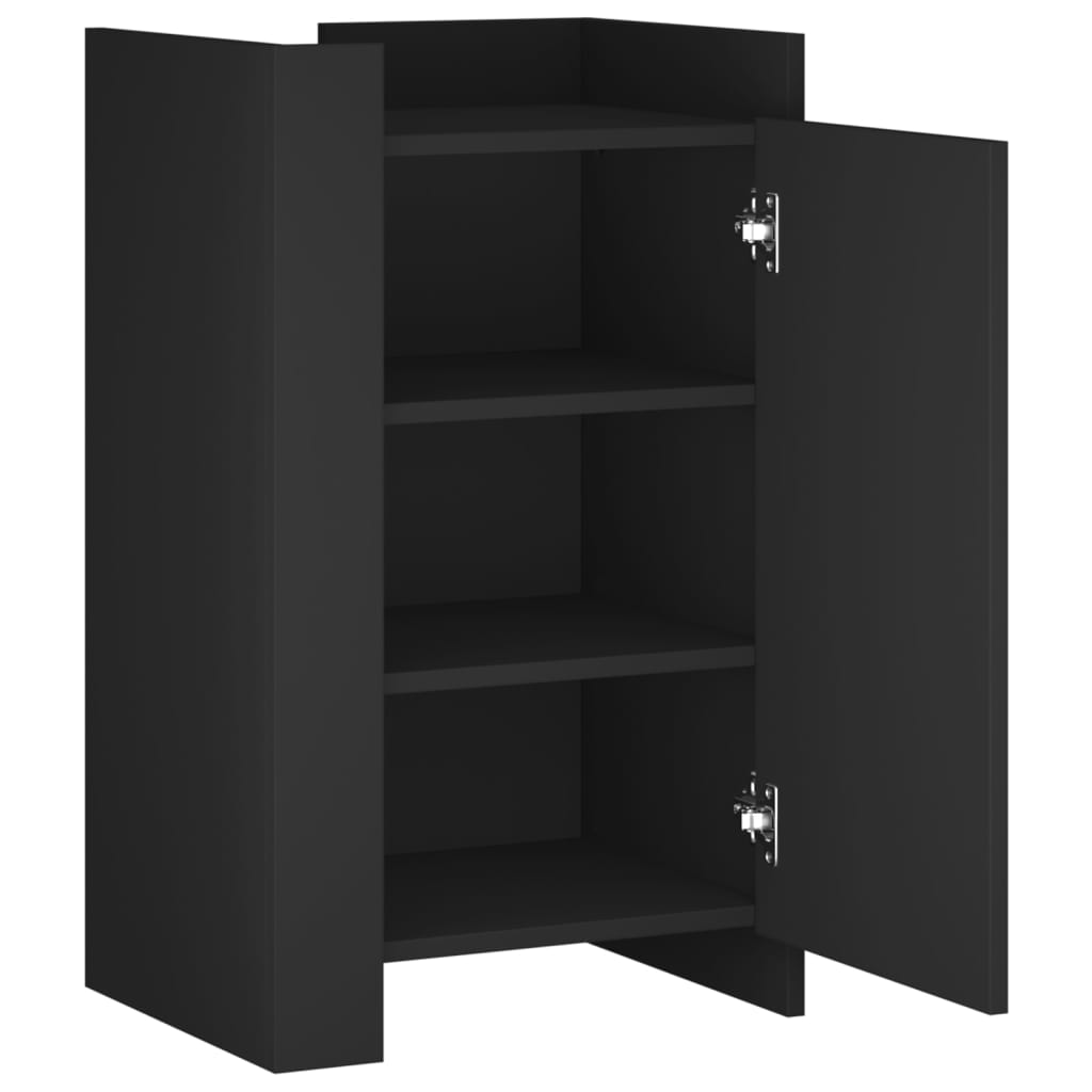 Sideboard Black 45x35x75 cm Engineered Wood
