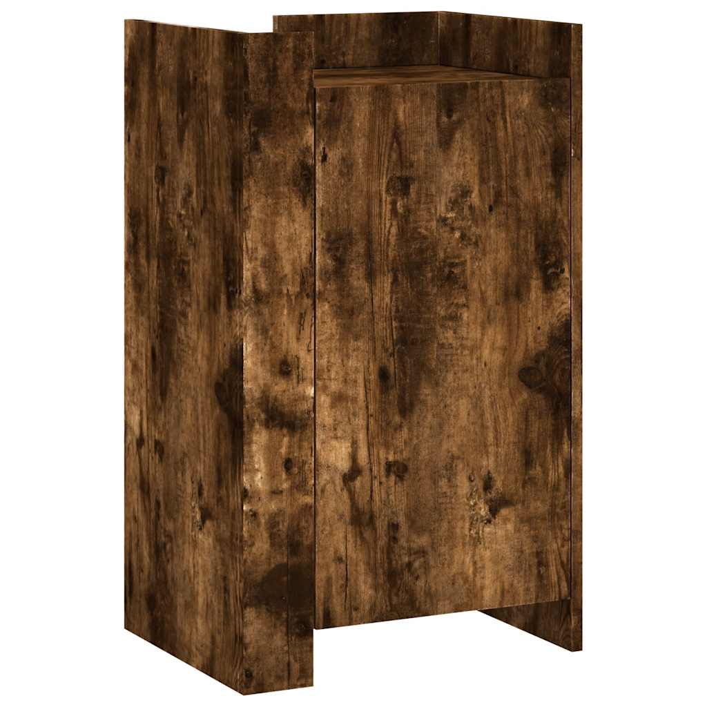 Sideboard Smoked Oak 45x35x75 cm Engineered Wood
