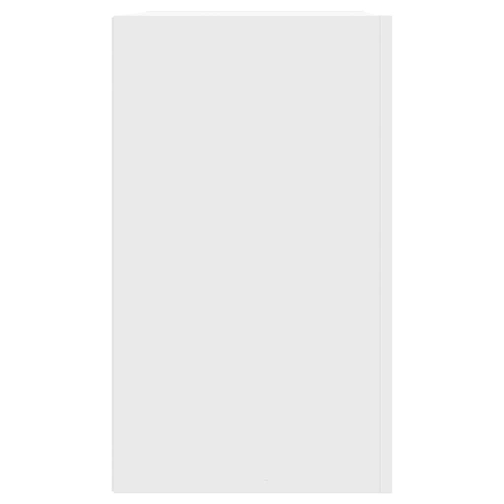 Wall Cabinet White 75x35x60 cm Engineered Wood