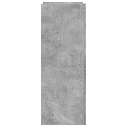 Shoe Cabinet Concrete Grey 74.5x37.5x100 cm Engineered Wood