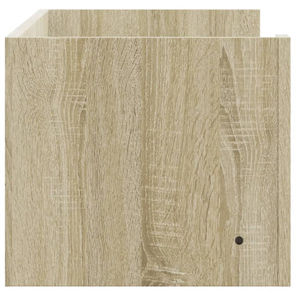 Wall Shelf Sonoma Oak 100x35x30.5 cm Engineered Wood