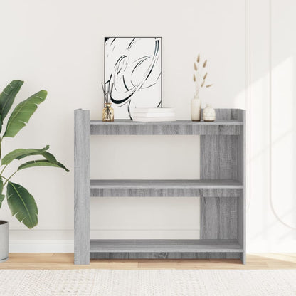 Console Table Grey Sonoma 100x35x90 cm Engineered Wood