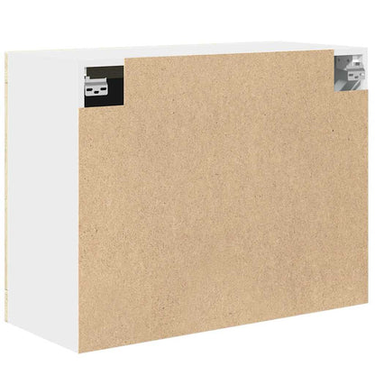 Hanging Glass Cabinet Lyon Sonoma Oak 80x31x60 cm Engineered Wood