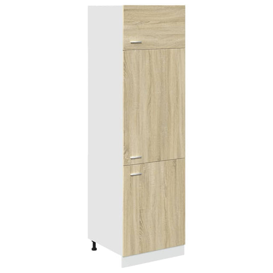Refrigerator Cabinet "Lyon" Sonoma Oak 60x57x207 cm